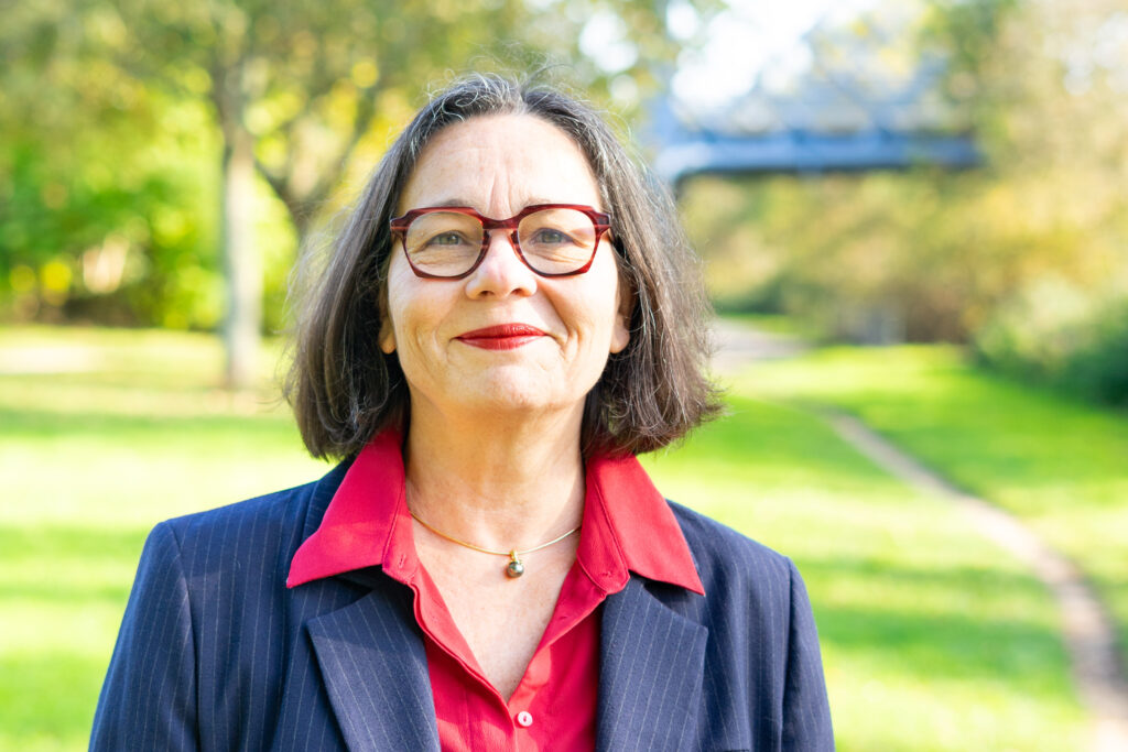 Photo de Martine Oger, tête de liste de la liste Vivre Ensemble à Thouaré